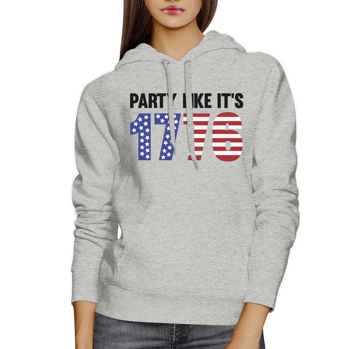 Party Like Its 1776 Humorous Design Pullover Fleece For 4th of July