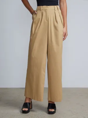 Pleated Wide Leg Pants