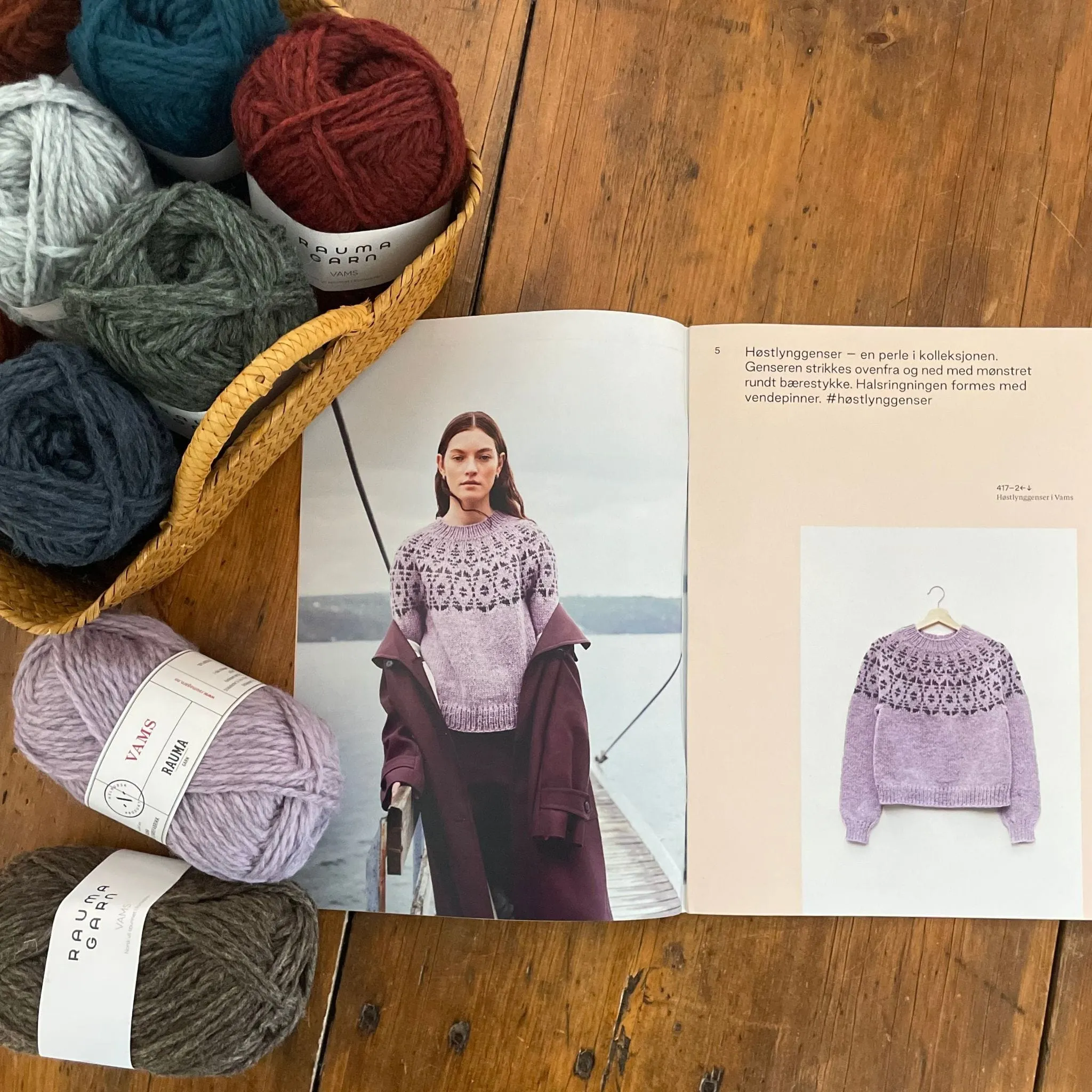 Rauma Pattern Book 417: Vams Dame