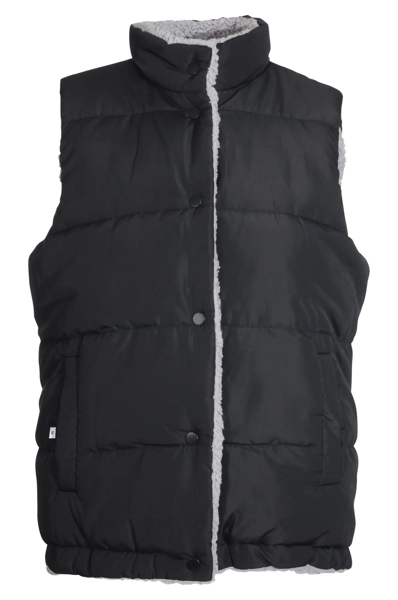 Reversible & showerproof Vest | BLACK/SILVER | 2442ZZ