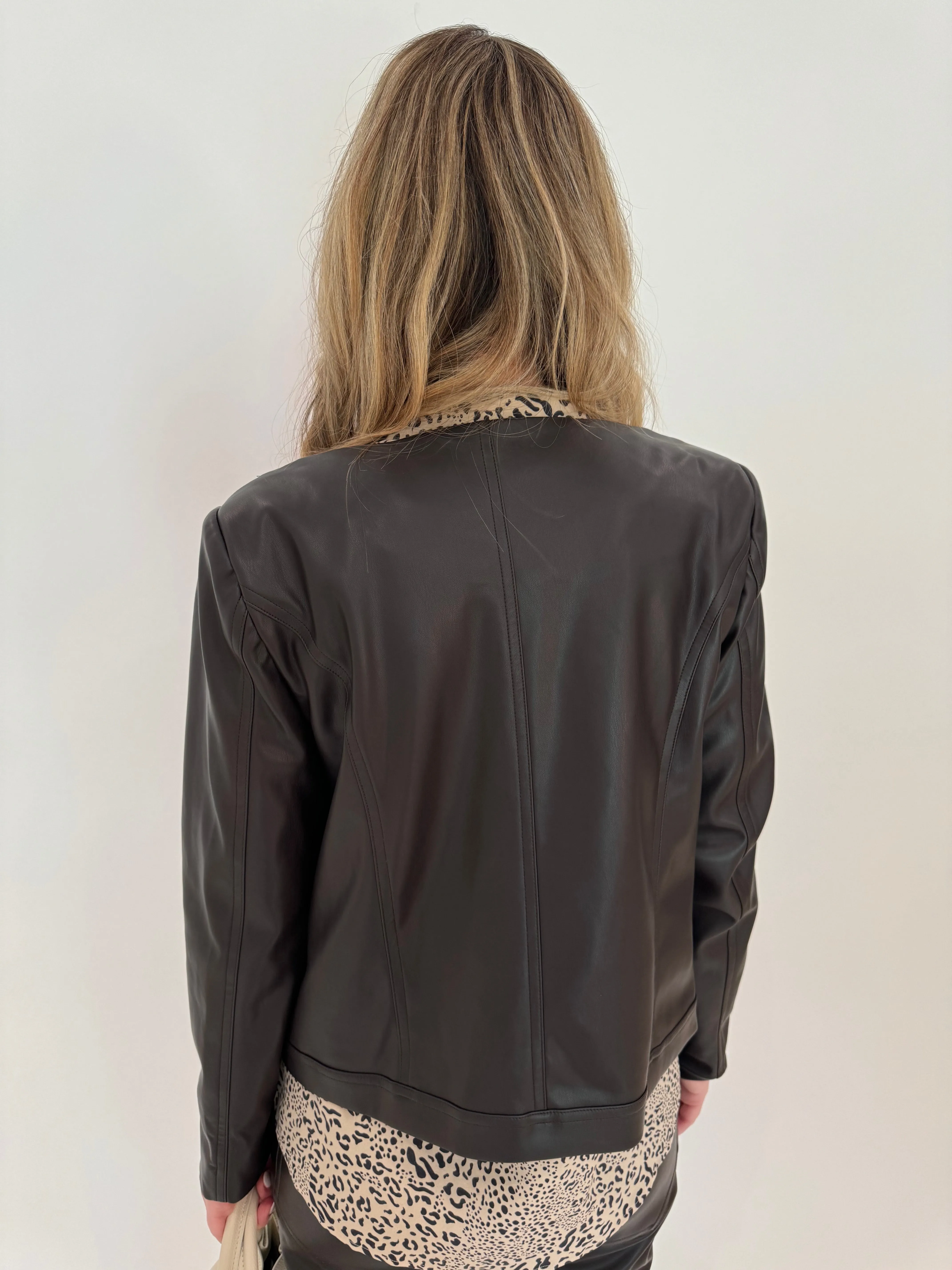 Rian Faux Leather Coco Jacket