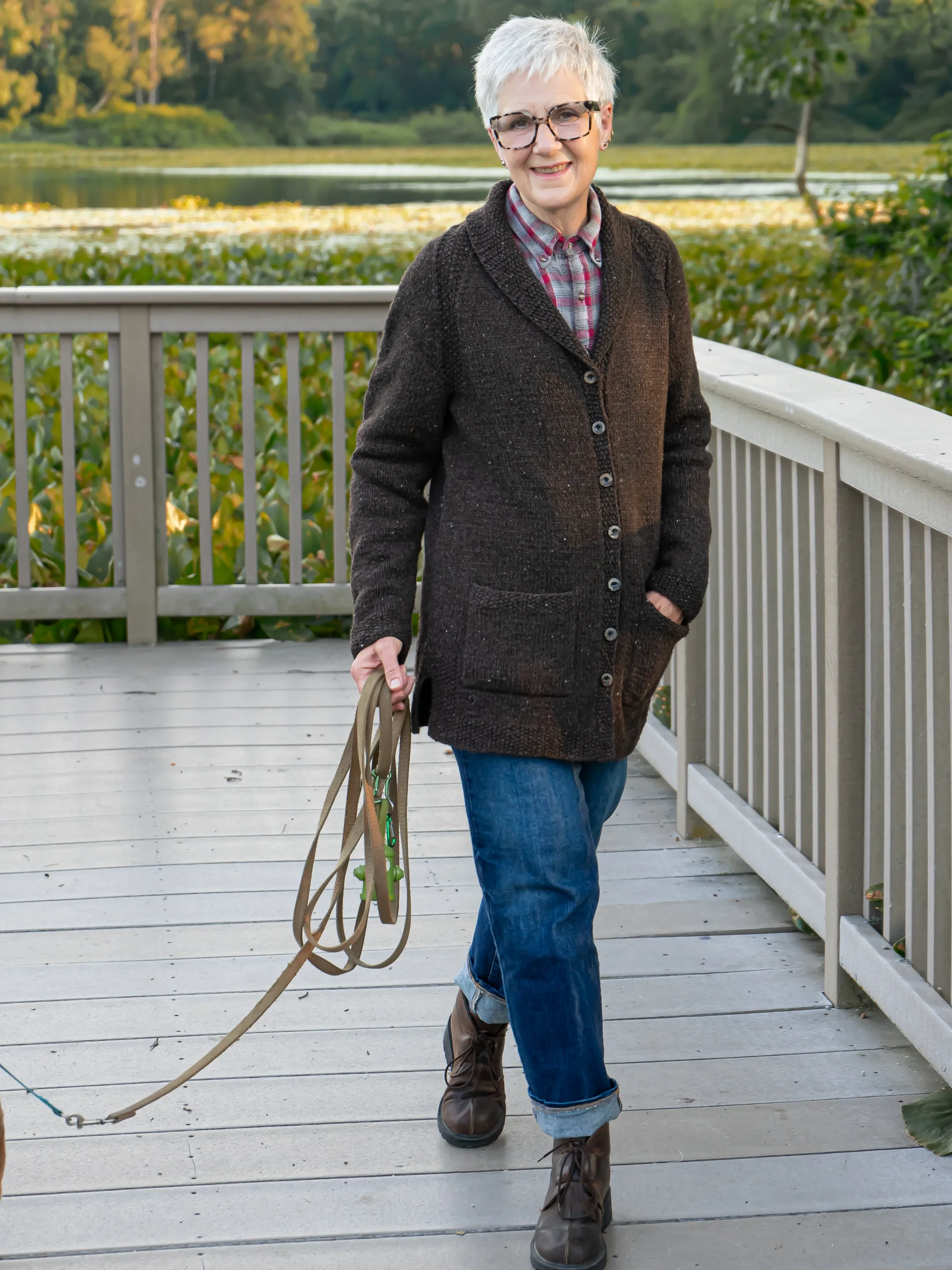 Rough Edges Cardigan <br/><small>knitting pattern</small>