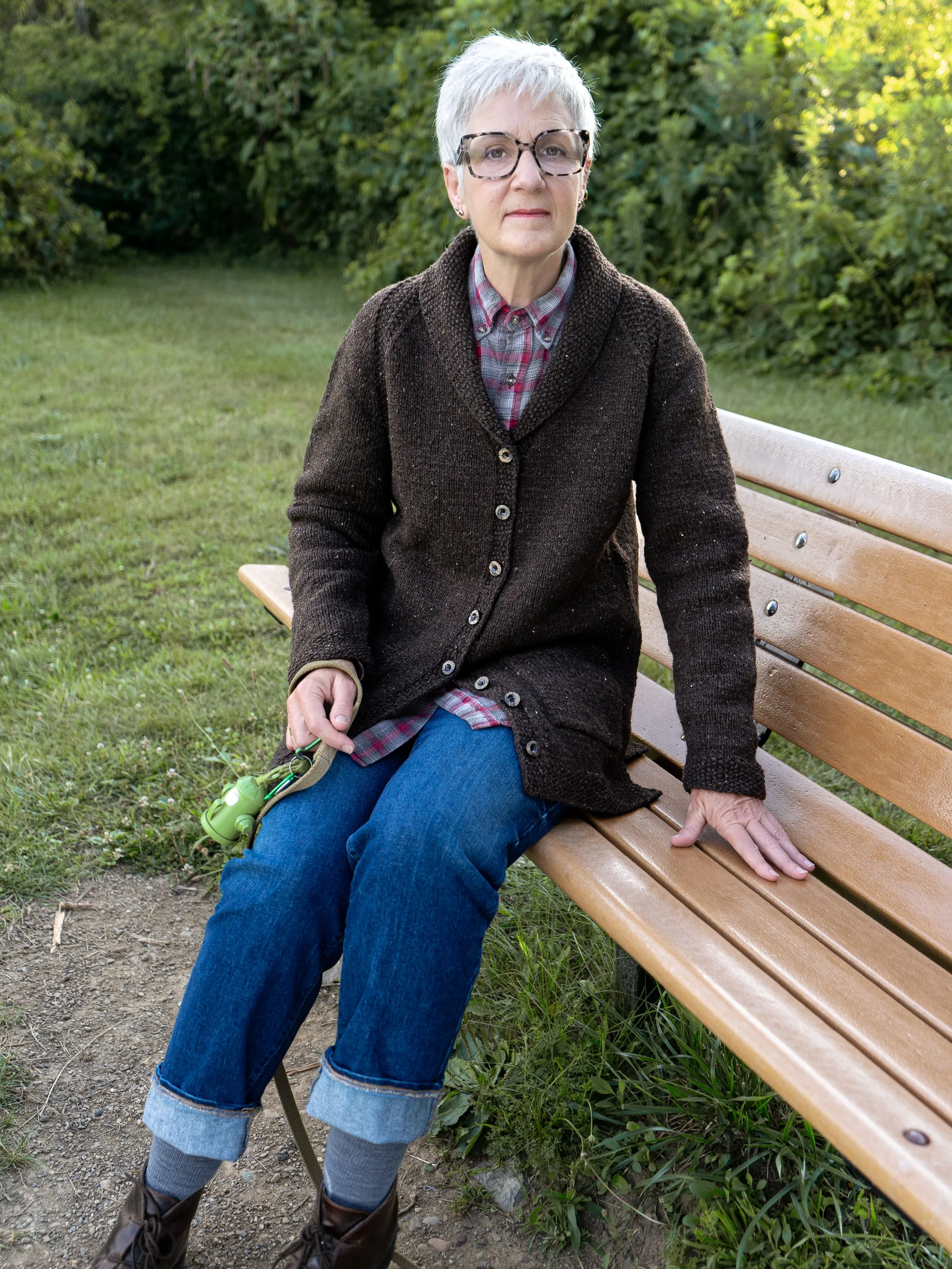 Rough Edges Cardigan <br/><small>knitting pattern</small>