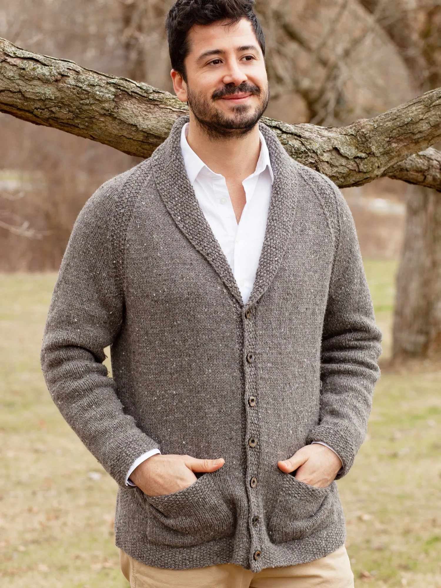 Rough Edges Cardigan <br/><small>knitting pattern</small>