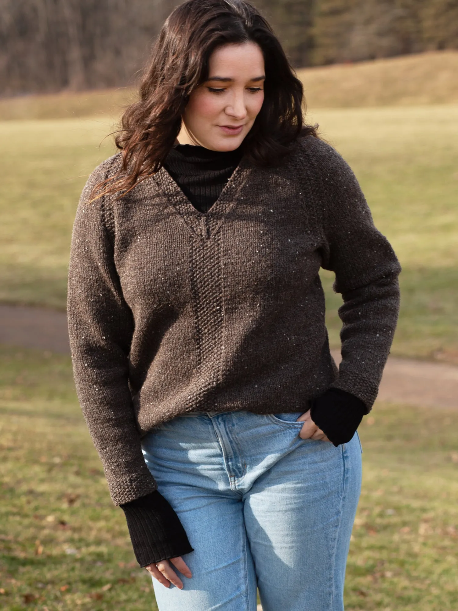 Rough Edges Pullover <br/><small>knitting pattern</small>