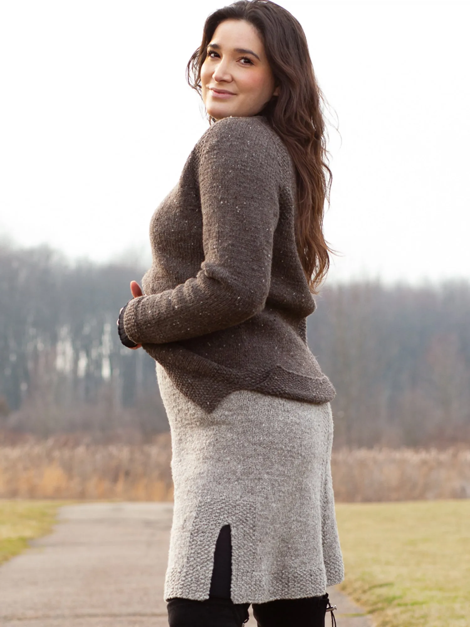 Rough Edges Pullover <br/><small>knitting pattern</small>