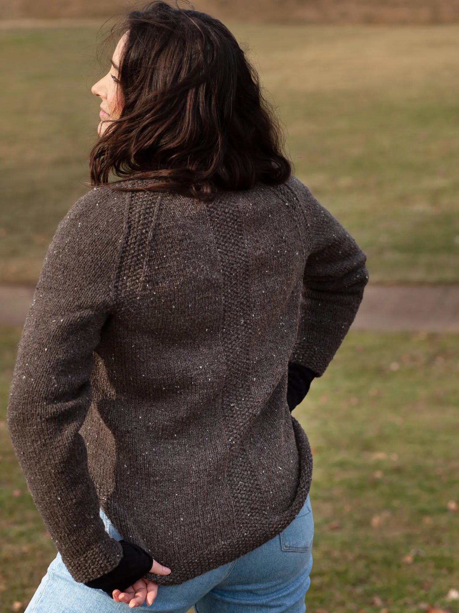 Rough Edges Pullover <br/><small>knitting pattern</small>