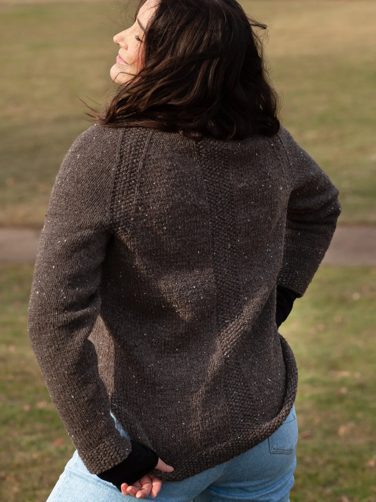 Rough Edges Pullover <br/><small>knitting pattern</small>