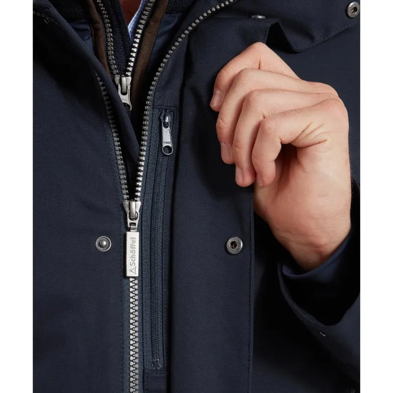 Schoffel Whitton Mens Waterproof Coat - Navy