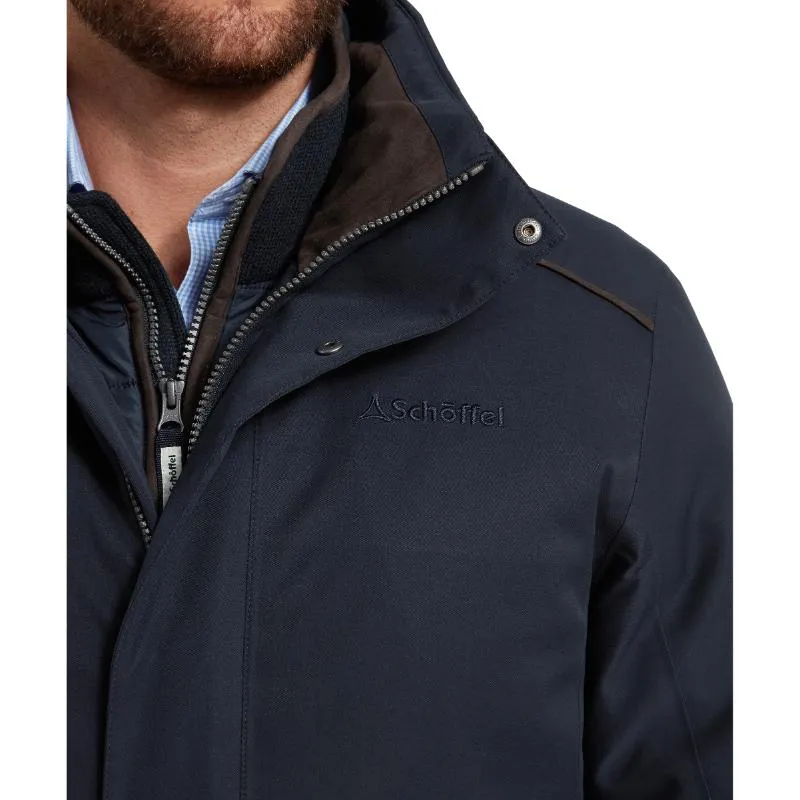 Schoffel Whitton Mens Waterproof Coat - Navy