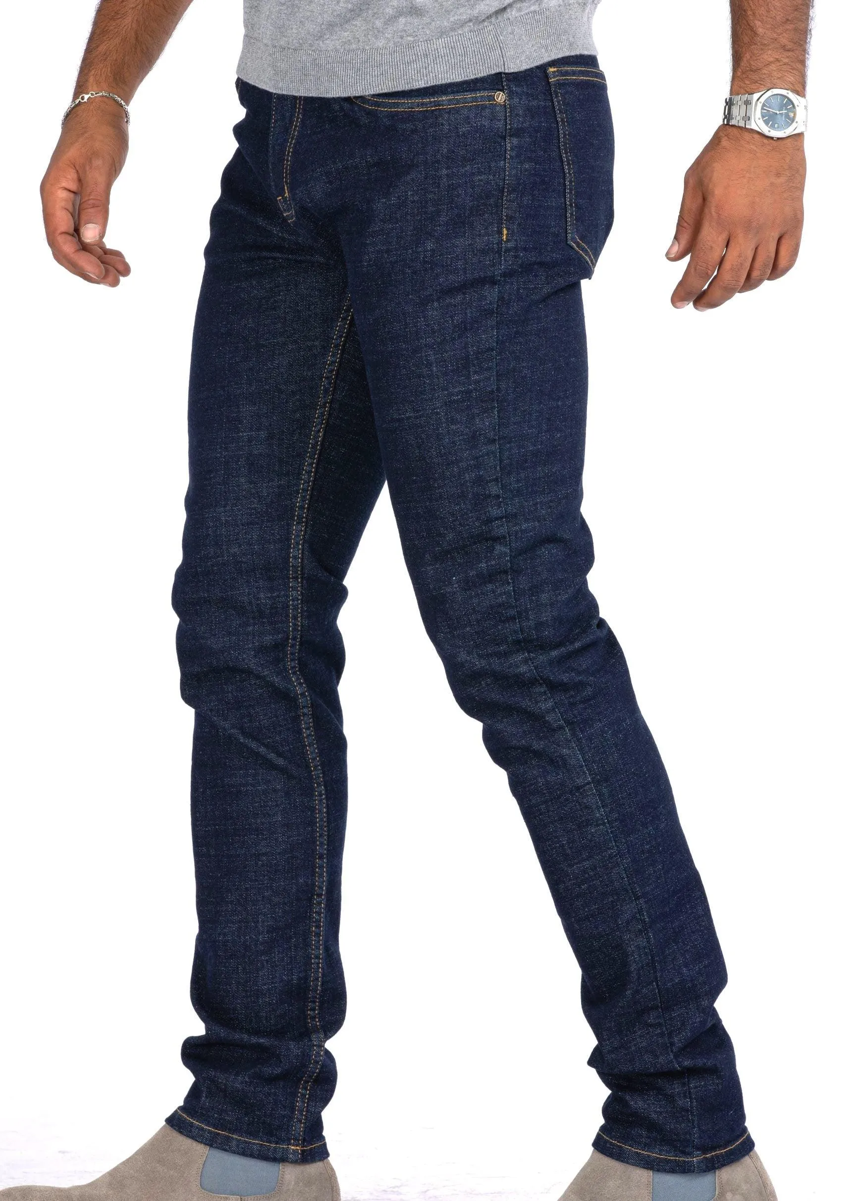 Slubby Selvedge Flex-Jeans / Slim-Fit