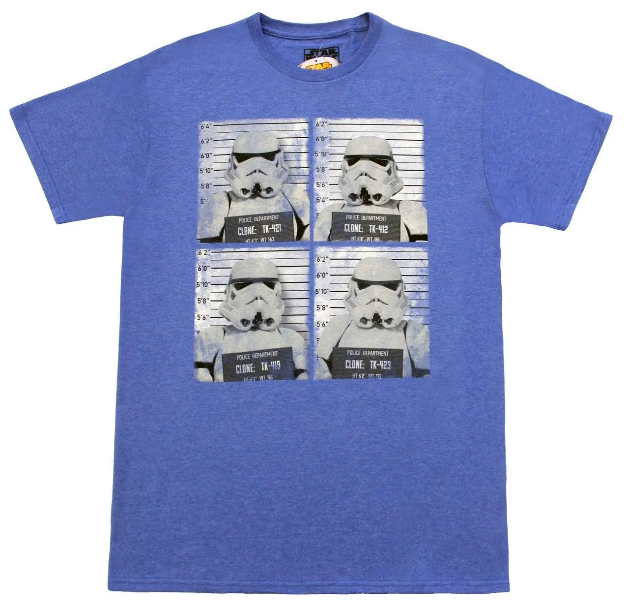 Storm Trooper Line Up Mug Shots T-shirt