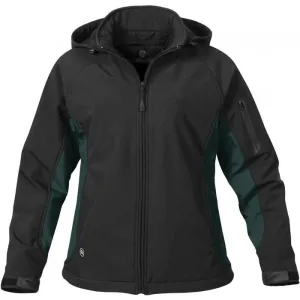 Stormtech Women's Black/Forest Crew Bonded Parka