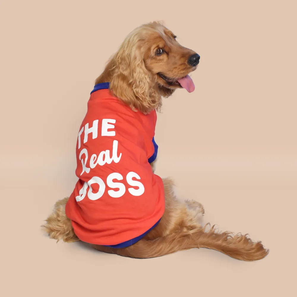 The Real Boss Dog T-shirt