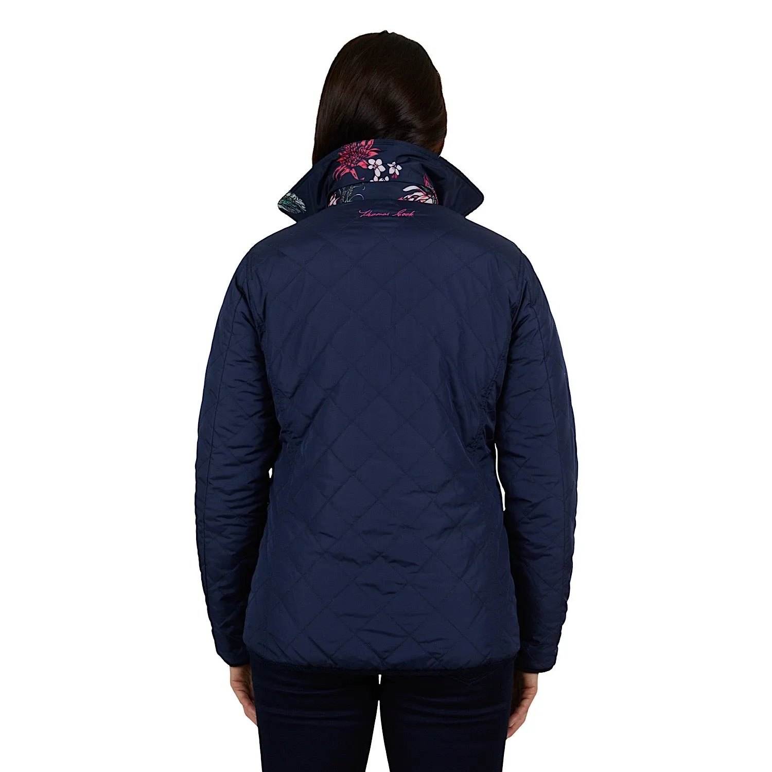 Thomas Cook Womens Flora Reversible Jacket Navy