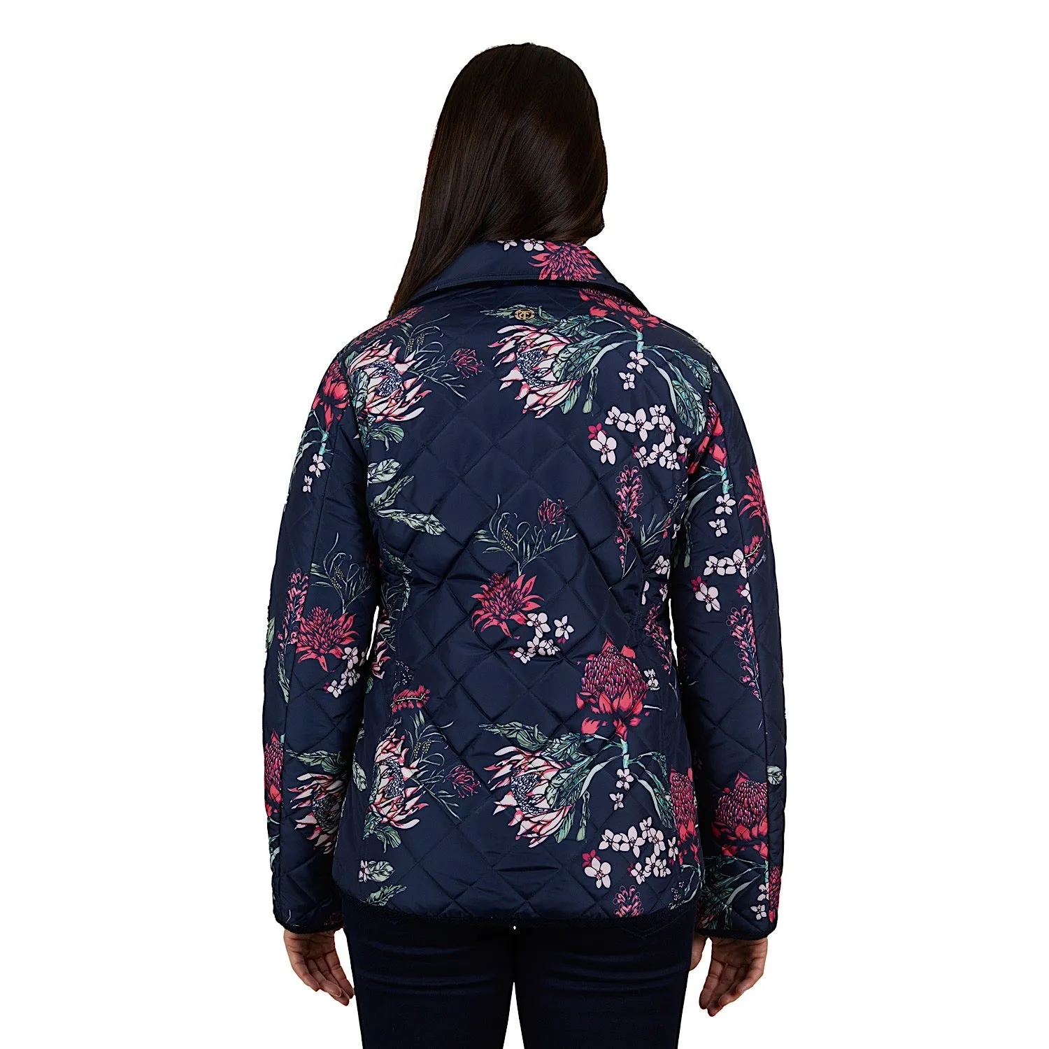 Thomas Cook Womens Flora Reversible Jacket Navy