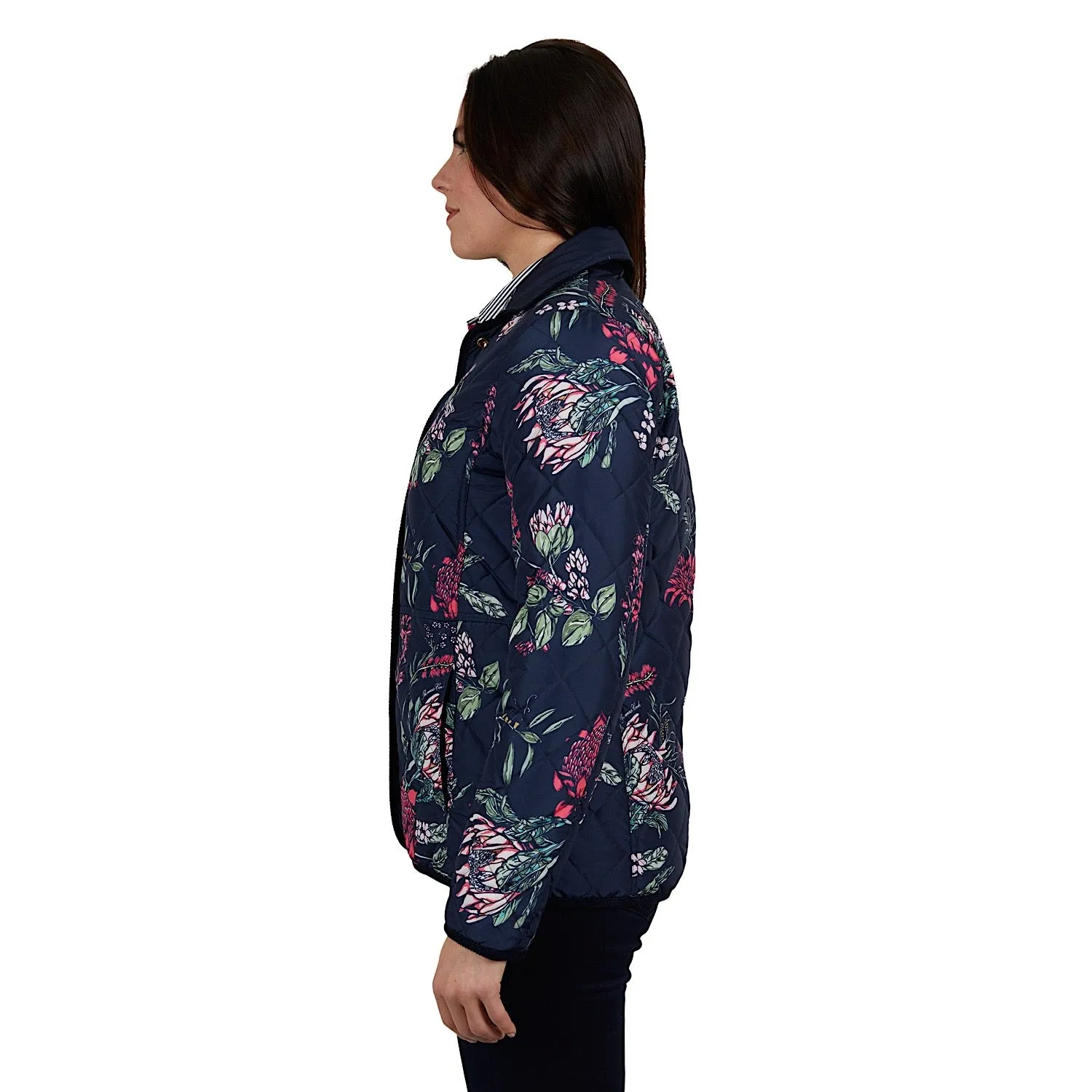 Thomas Cook Womens Flora Reversible Jacket Navy