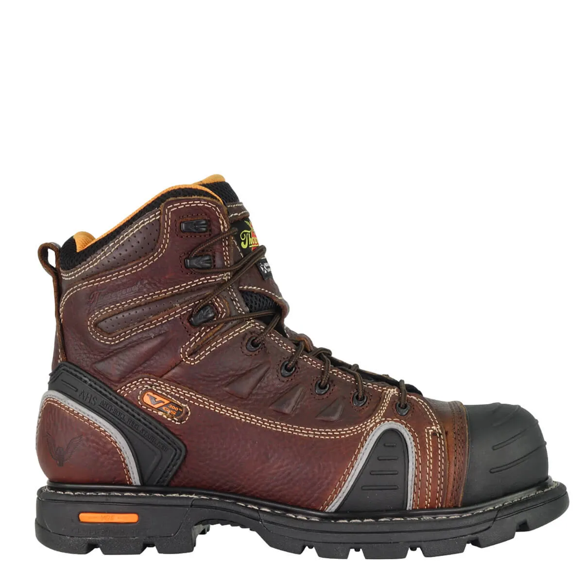 Thorogood Men's Gen-Flex2 Series 6" 804-4445 Composite Safety Cap Toe - Brown