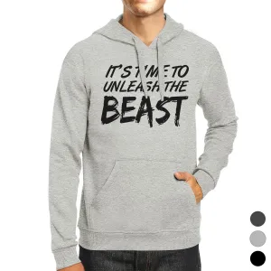 Unleash Beast Unisex Pullover Hoodie Humorous Work Out Gift Hoody