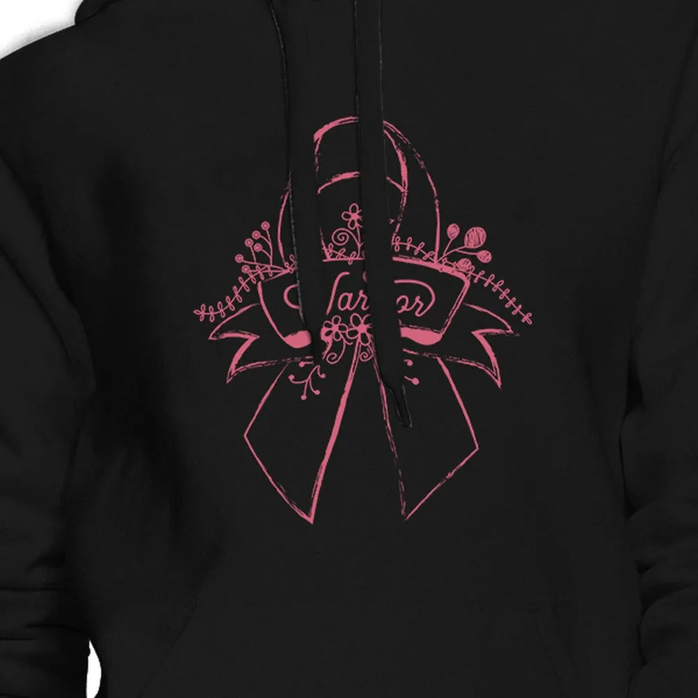 Warrior Breast Cancer Awareness Black Hoodie