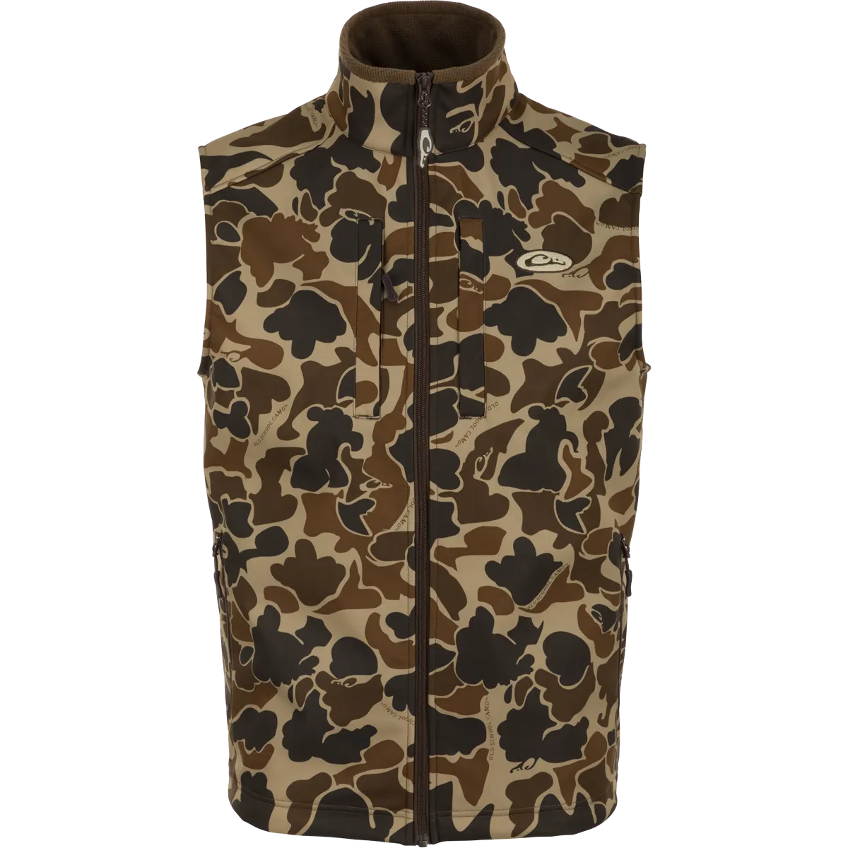 Windproof Softshell Camo Vest