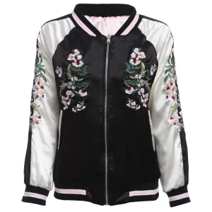 Women Embroidery Women Baseball Jacket