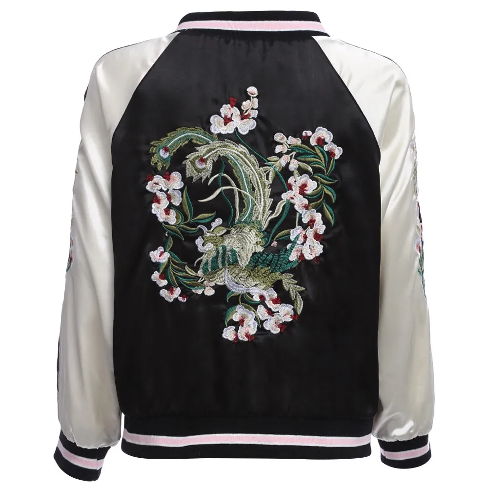 Women Embroidery Women Baseball Jacket