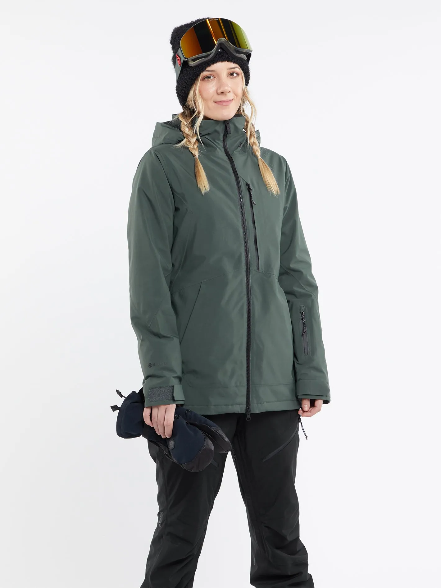 Womens 3D Stretch Gore Jacket - Eucalyptus