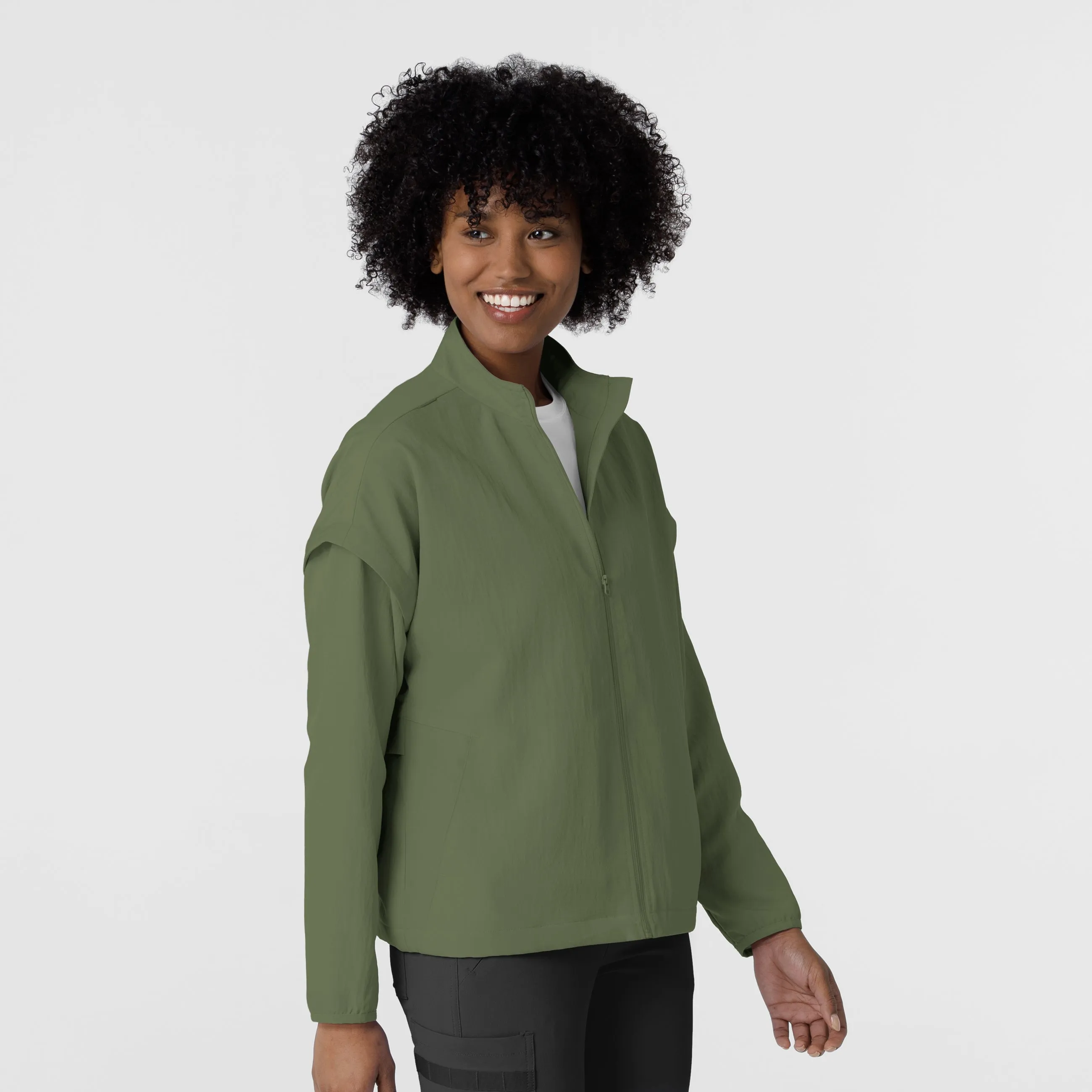 Women's BreezeBreaker Scrub Jacket - Olive