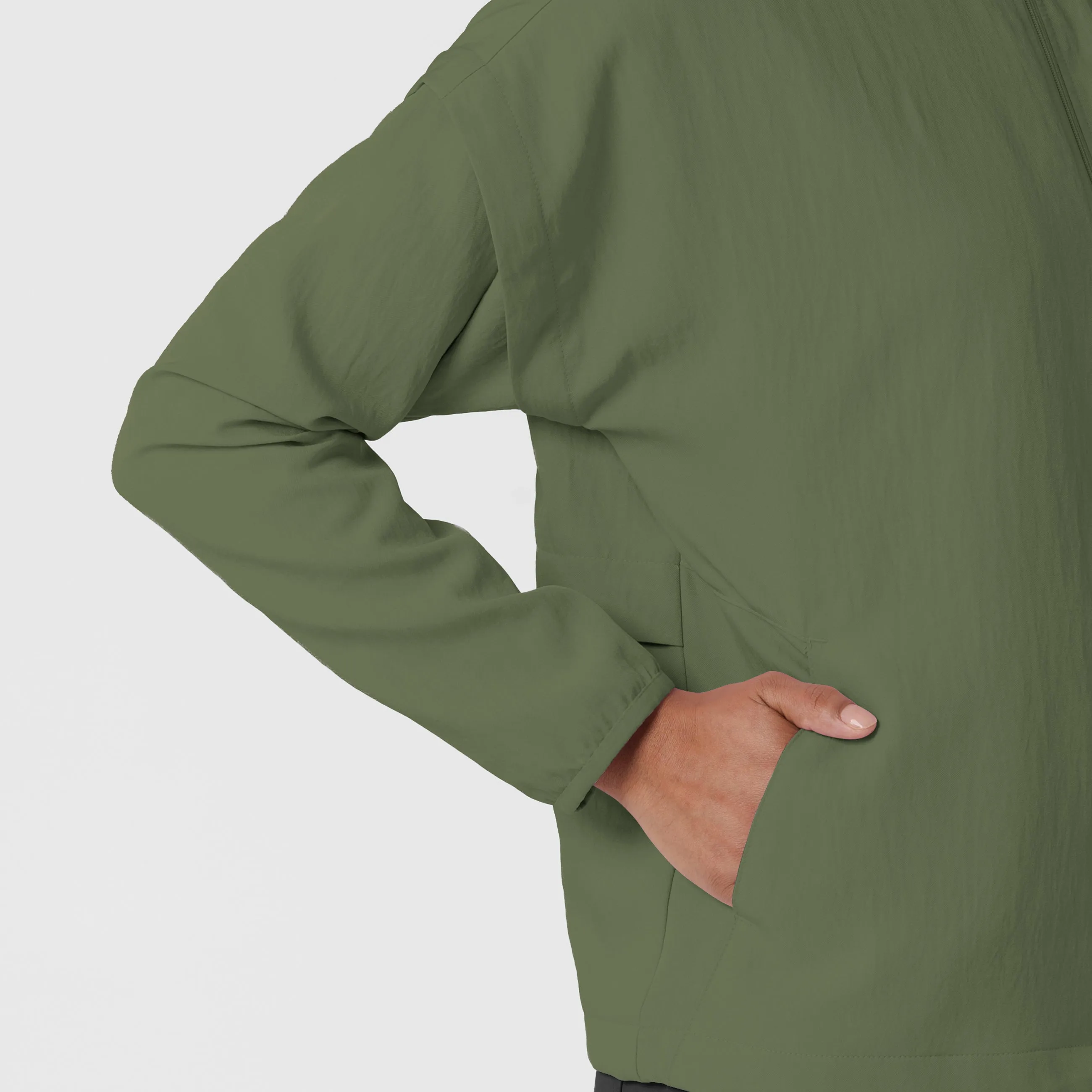 Women's BreezeBreaker Scrub Jacket - Olive