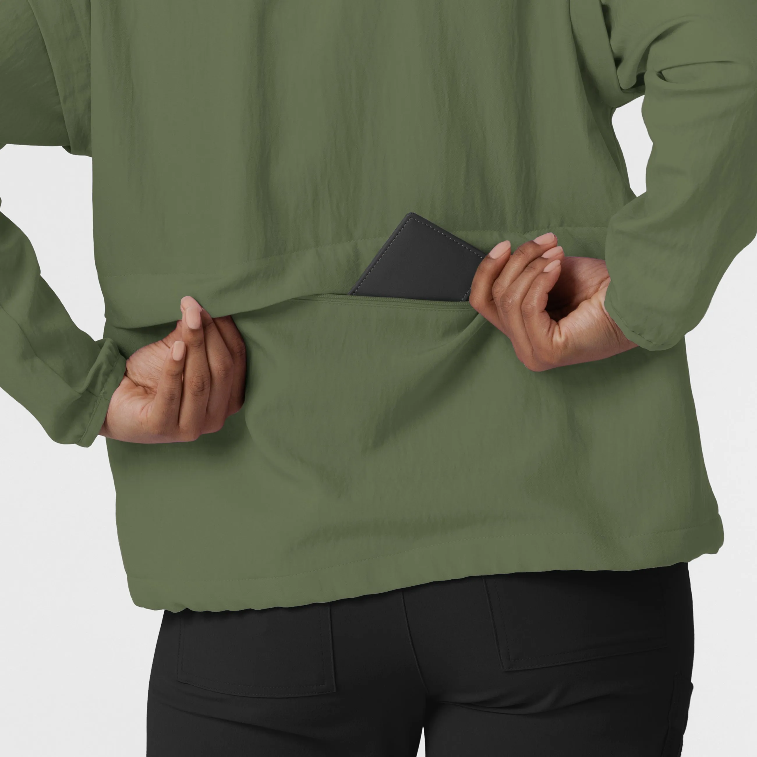 Women's BreezeBreaker Scrub Jacket - Olive