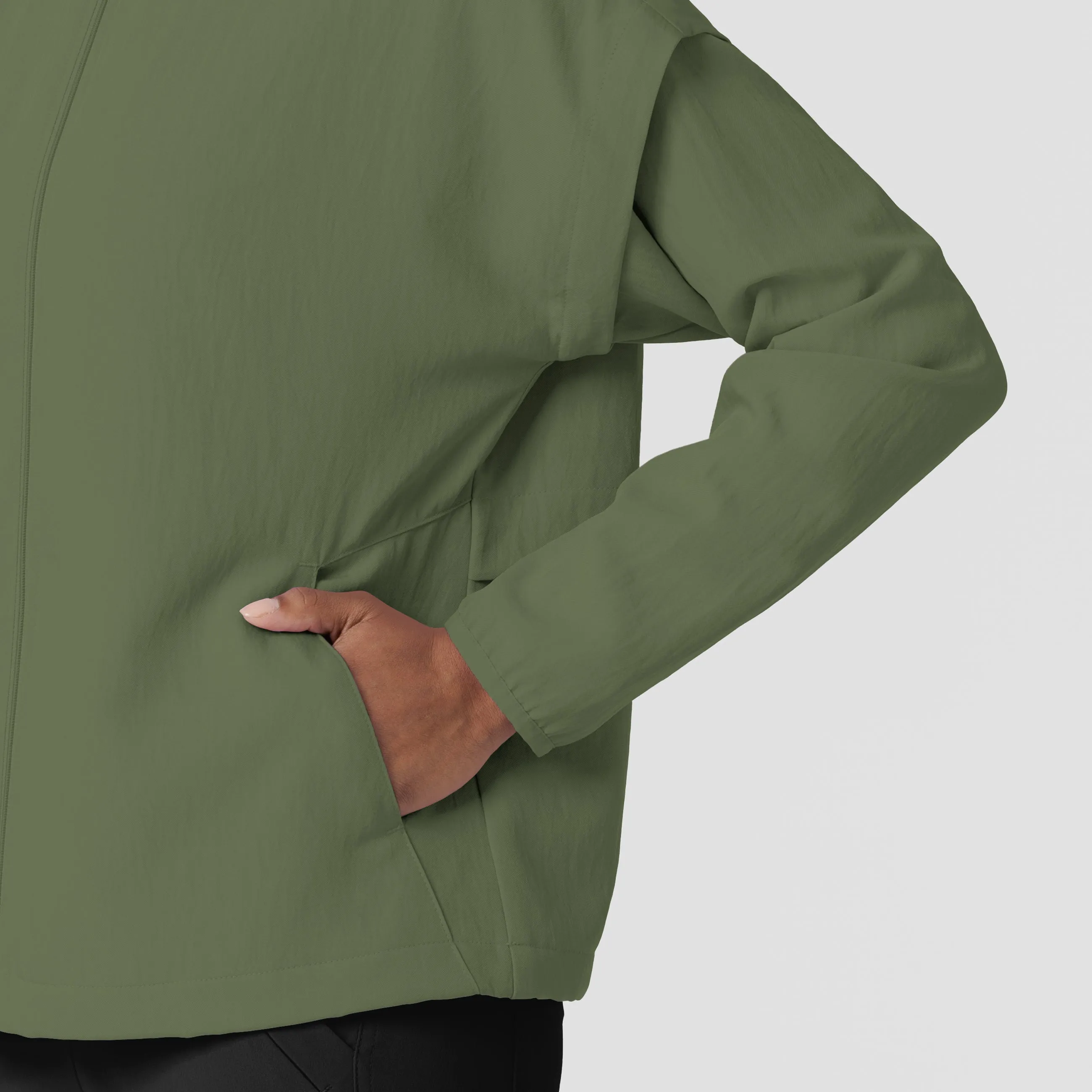 Women's BreezeBreaker Scrub Jacket - Olive