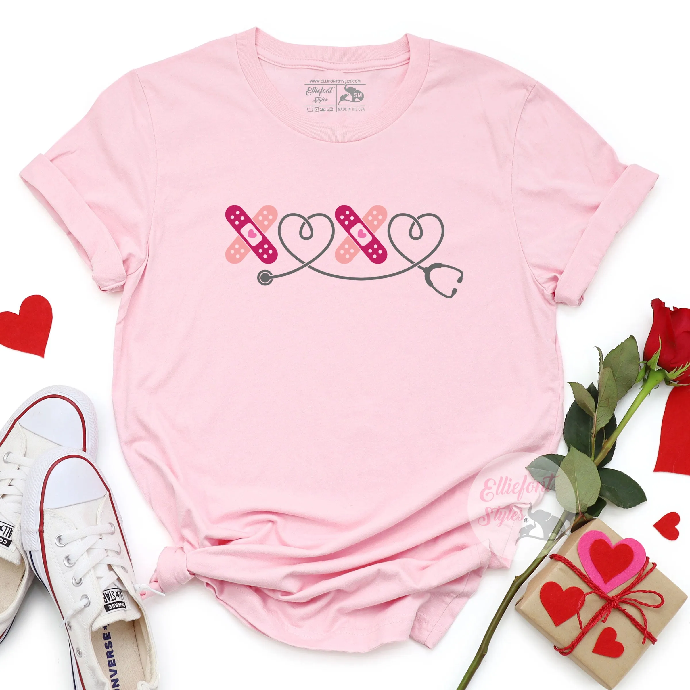 XOXO Nurse Valentines Shirt